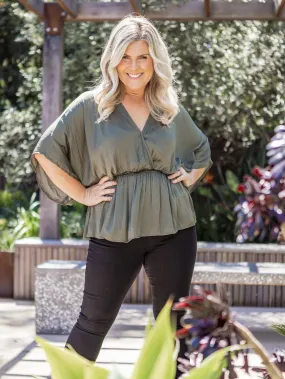 Barbados Top - Khaki