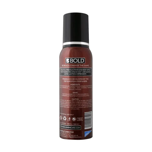 BOLD VINTAGE BODY SPRAY 120ML
