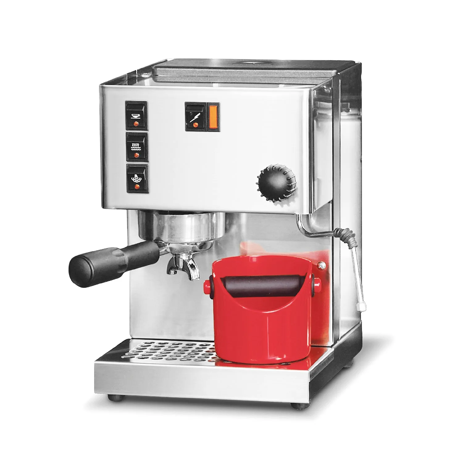 dreamfarm | grindenstein coffee knock box | red
