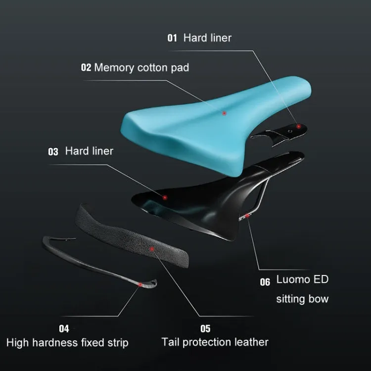 ENLEE ZD-B834 Bicycle Cushion Saddle Mountain Bike Shock Absorbing Seat, Style: Flash