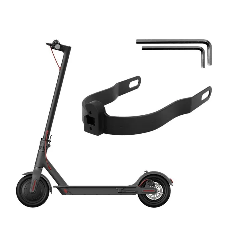 For Xiaomi Mijia M365 Scooter Bracket Accessories Rear Fender Shock Absorbing Bracket(Black)