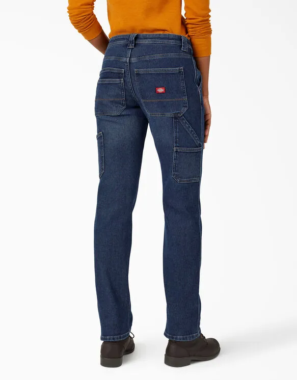 Jeans - Dickies Women’s Warming Temp-iQ® FLEX Denim Carpenter Jeans FD119