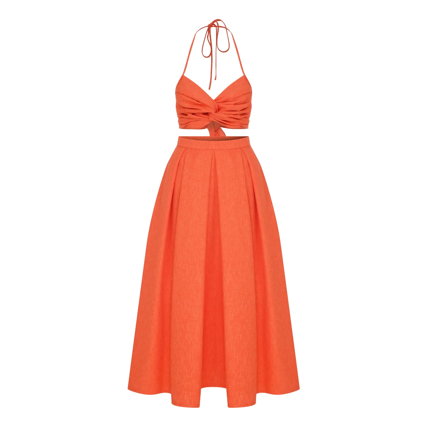 June Top in Spicy Orange