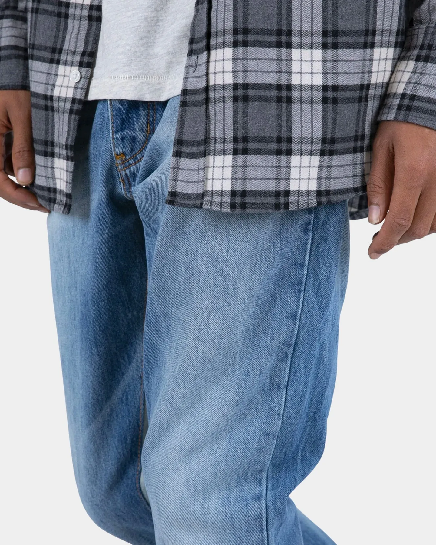 MNML B119 Flare Denim Jeans Blue