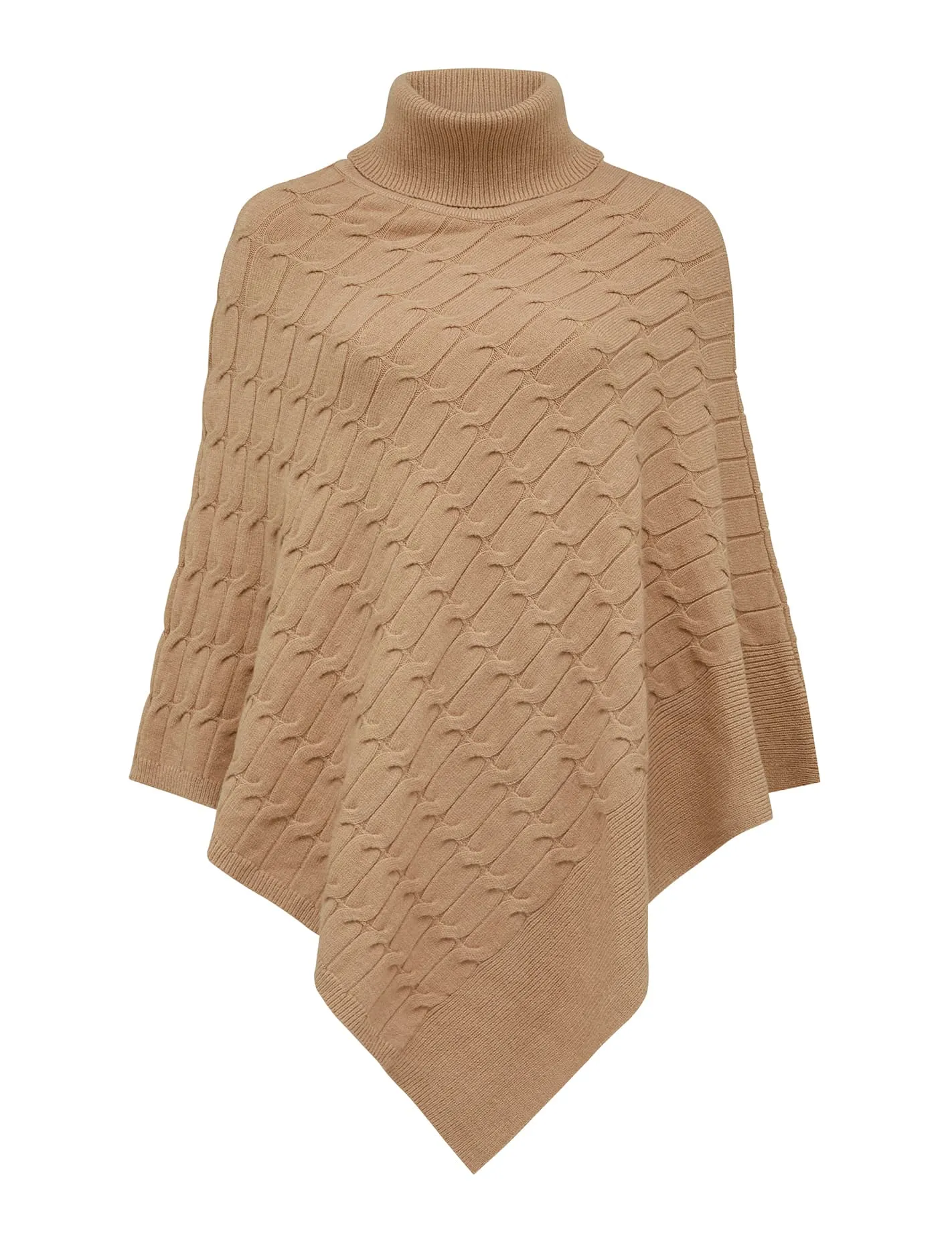 Ruby Cable Knit Poncho