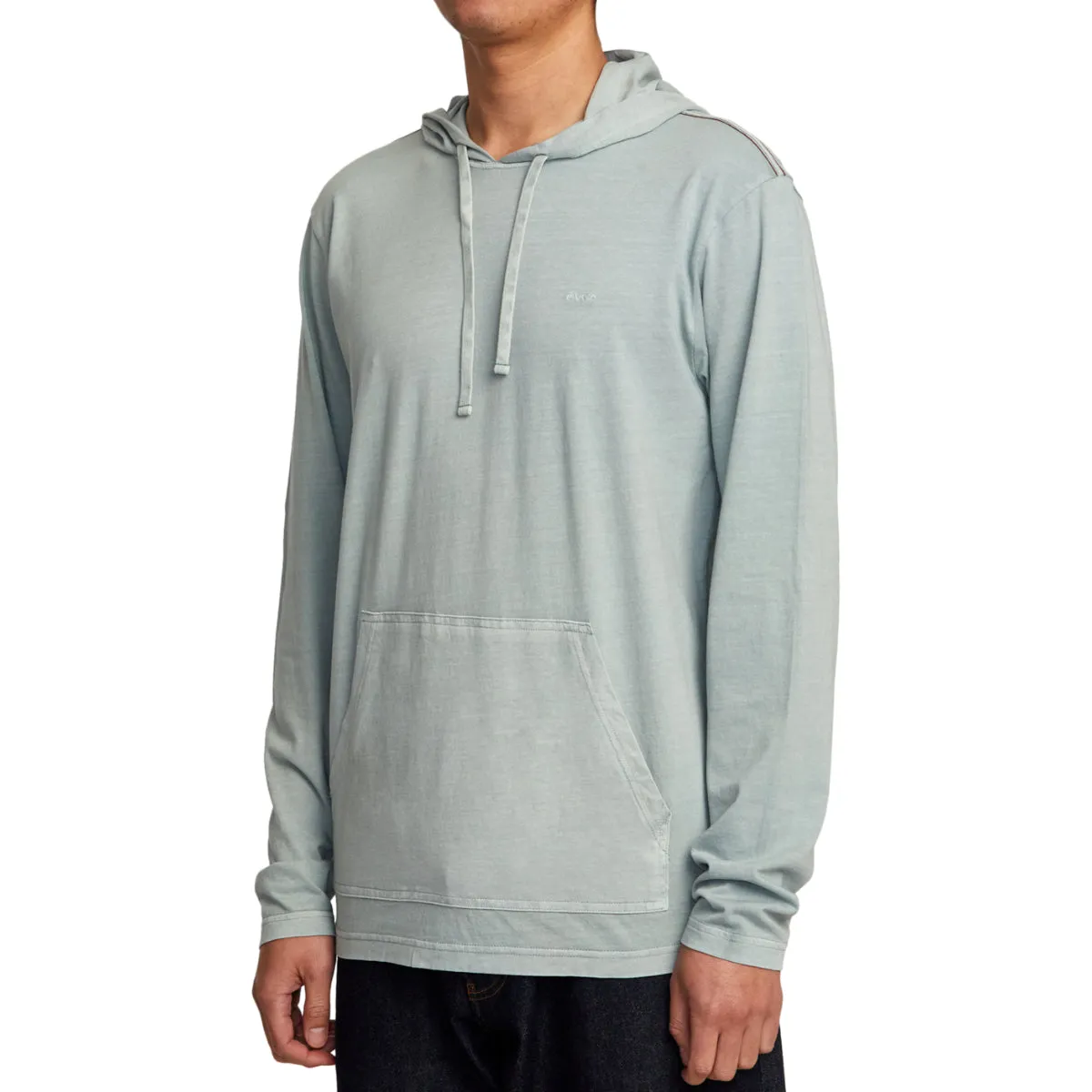 RVCA PTC Pigment Long Sleeve Hooded Pullover T-Shirt