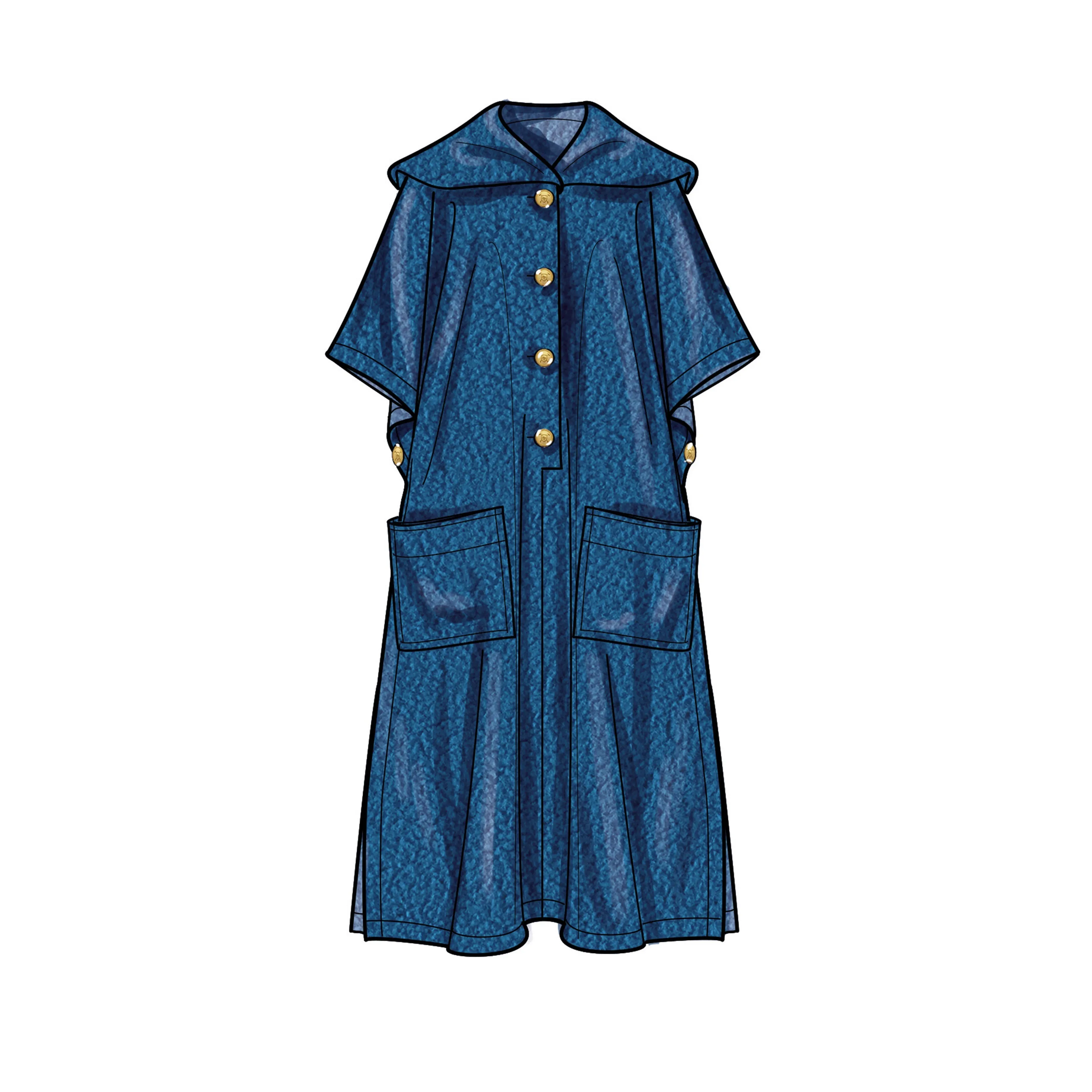 Simplicity sewing pattern 9649 Misses' Ponchos