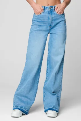 Warm Celebration Wide Leg Blue